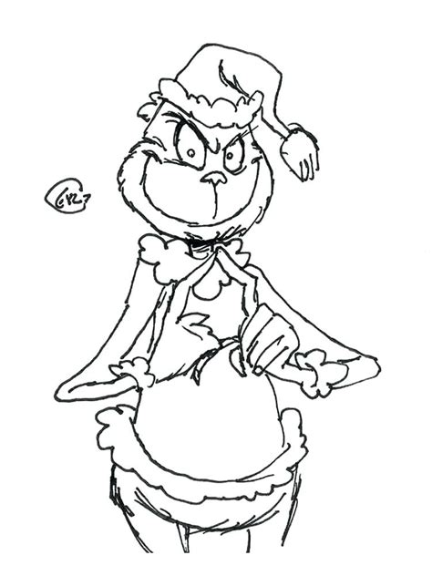 The grinch plans to dump christmas: Grinch Coloring Pages Free Printable at GetColorings.com ...