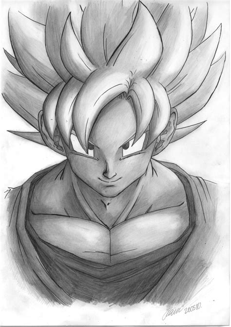 Goku Sketch Step By Step At Explore Collection Of