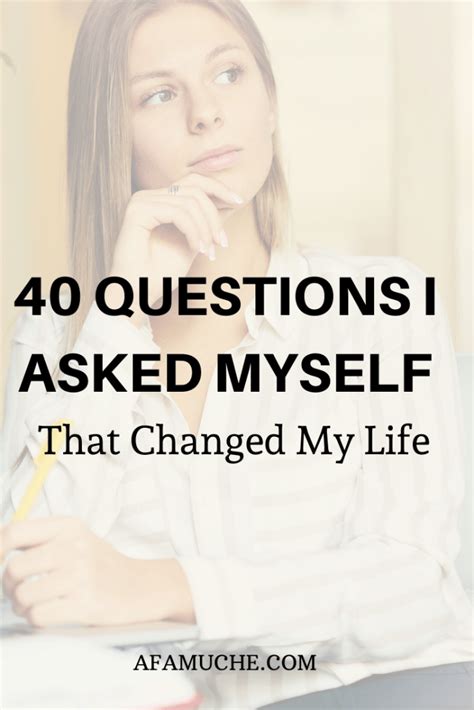 Deep Questions To Ask Yourself To Change Your Life Around Afam Uche