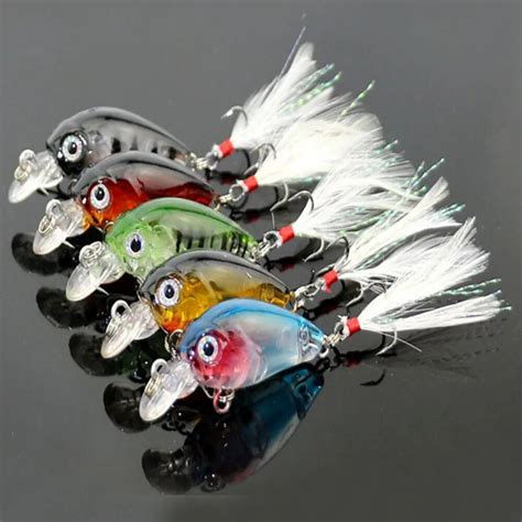 Artificial Lures With Feather Bionic Bait Luxury Fishing Tackle Random