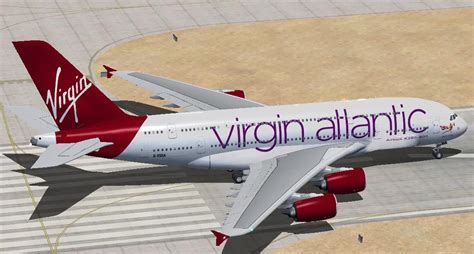 Virgin Atlantic Airbus A380 Repaint For Fsx