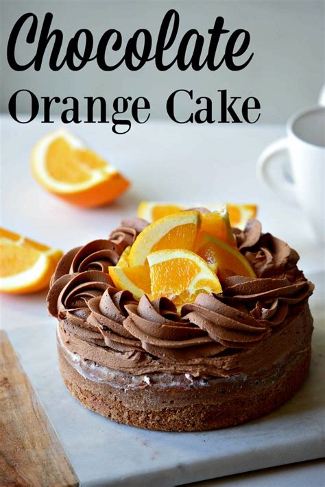 easy chocolate orange cake recipe