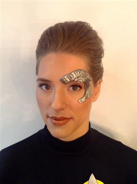 Makeup Star Trek Seven Of Nine Inspired Makeup Hair Makeup Hand Made Prosthetic Eye Piece By
