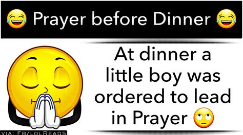 Prayer Before Dinner A Funny Story