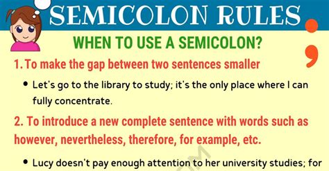 Which Sentence Demonstrates Correct Use Of The Semicolon Bruce Has