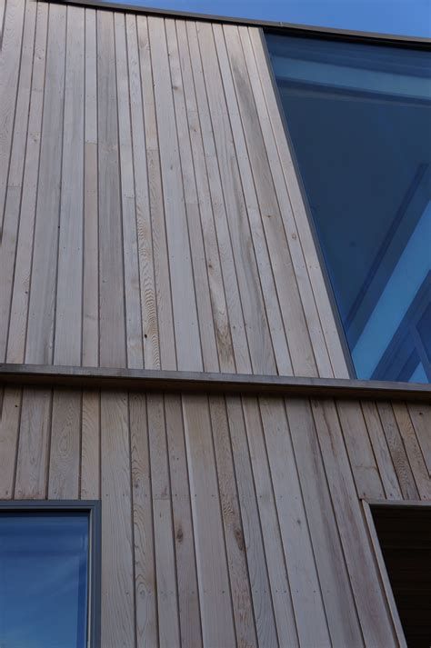 Weathered Western Red Cedar Cladding Of Varying Board Widths House