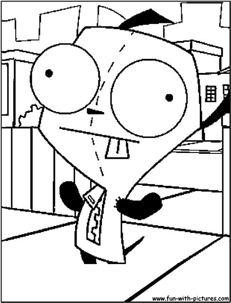 Printable Invader Zim Coloring Pages Use These Images To Quickly