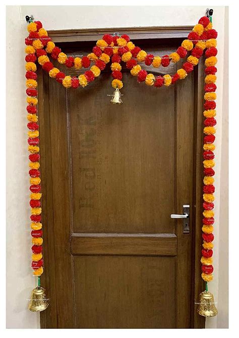Yellow this artificial flower is the best election. SPHINX ARTIFICIAL MARIGOLD FLUFFY FLOWER GARLANDS DOOR ...