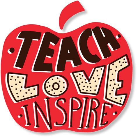 Teach Love Inspire Die Cut Sticker