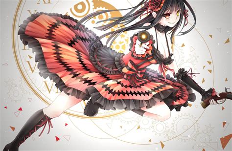 Date a live anime desktop moe, tokisaki kurumi, cg artwork, black hair png. Kurumi Tokisaki Wallpapers - Wallpaper Cave