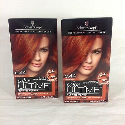 Schwarzkopf Color Ultime Permanent Hair Dye 6 44 Desert Copper For