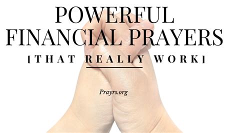 6 Powerful Financial Prayers That Really Work Prayrs