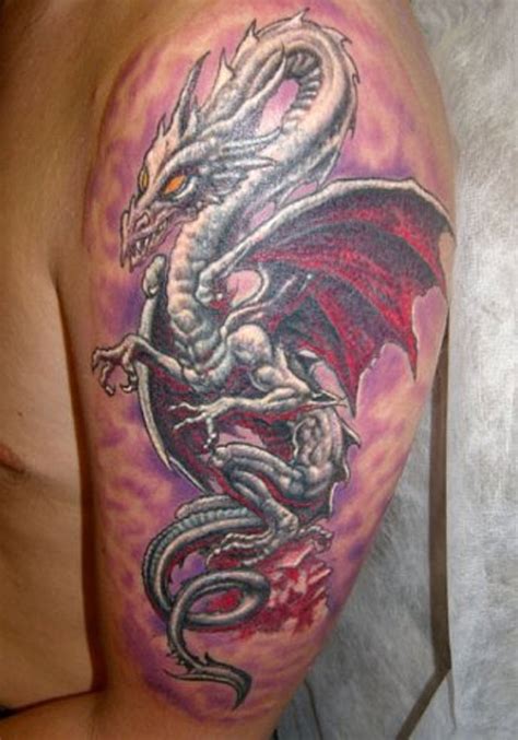 It is fair to say that shoulder tattoos are the perfect images that capture a woman's personality. 77 Wonderful Dragon Shoulder Tattoos