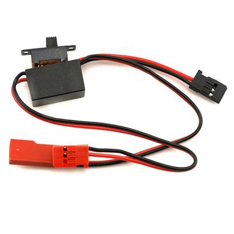 3 pin on/off rocker switch with red indicator light when truing on, easy to turn on or off, has been passed test of 5,000 times pressing. Traxxas TRA3034 RX Power Pack on/off switch wiring harness - Michael's RC Hobbies