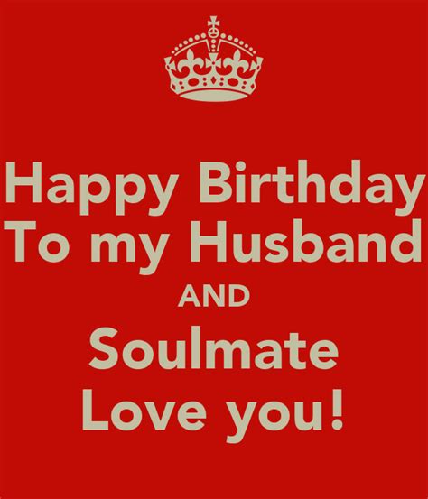 Happy Birthday To My Husband And Soulmate Love You Poster Anna