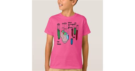 Mad Scientist Science Girls Pink Girly Tshirt 5