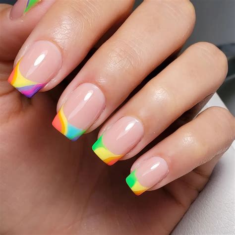 36 Outstanding Rainbow Nails To Brighten Up Your Day Hairstyle
