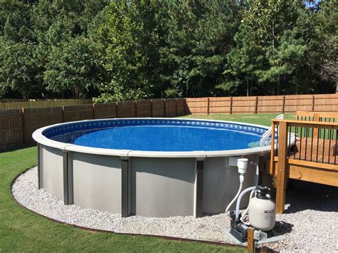 Most above ground pools are placed in the backyard, but you can put it wherever you feel is best all blocks should be leveled to ensure the pool frame rests firmly on the blocks. Experience great fun of swimming with above ground pools ...