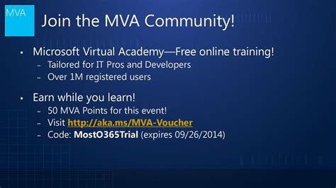 Join The Mva Community Microsoft Virtual Academy—free Online Training
