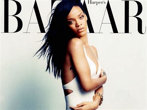 Rihanna Harpers Bazaar Rihanna Wallpaper 31370455 Fanpop