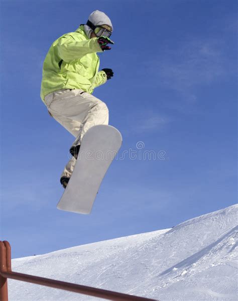 Snowboarder Jumping In Halfpipe Stock Photo Image Of Blue Turn 13512056