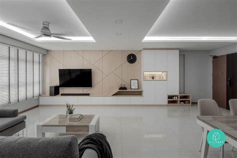 Qanvast Interior Design Ideas Feature Wall Living Room Interior