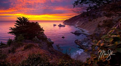 Big Sur Sunset Big Sur California Mickey Shannon Photography