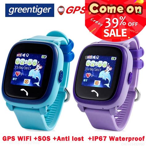 Greentiger Df25 Gps Kids Smart Watch Ip67 Waterproof Anti Lost Monitor