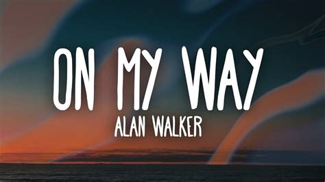 My new single #onmyway is out everywhere now, along with a brand new music video! Alan Walker, Sabrina Carpenter & Farruko - On My Way ...