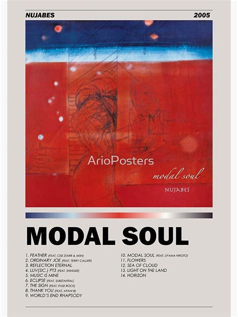 Modal Soul Nujabes Album Poster And More Premium Matte Vertical Poster