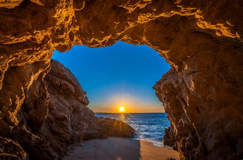 Nikon D850 Malibu Sea Cave Sunset Fine Art California Coast Beach