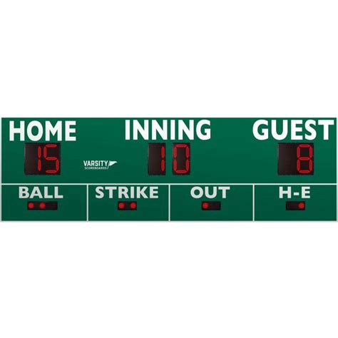Varsity Scoreboards 3385 Baseballsoftball Scoreboard Pro Sports Equip