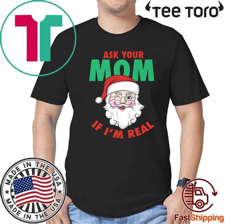 Ask Your Mom Santa Funny Naughty Ugly Christmas T Shirt Reviewstees