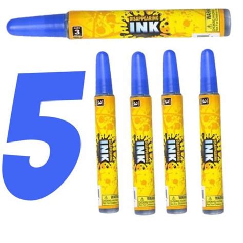 5 Disappearing Ink Squirt Tube Joke Prank Gag T Vanish Etsy