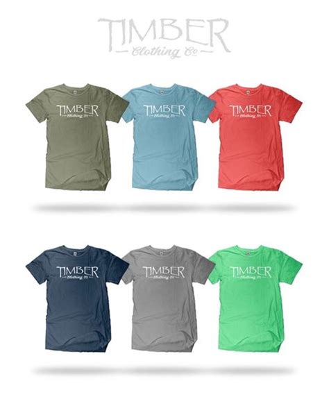Pre Order Timber Clothing Company Logo T Shirt Timber Clothing Co