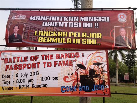 Level 4&5, jalan 7/91, taman shamelin perkasa KOLEJ POLY-TECH MARA: BATTLE OF THE BANDS @KPTM KUANTAN