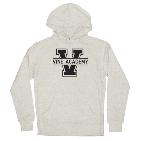 Varsity Logo Mens Pullover Hoody Vine Academys Spiritwear Shop