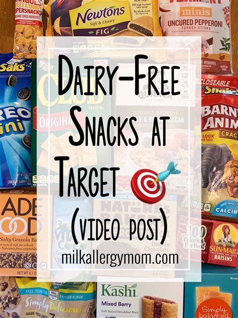 Dairy Free Shelf Stable Snacks At Target Milk Allergy Mom