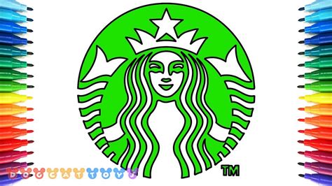 How To Draw Starbucks Logo Step By Step Easy
