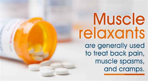 List Of Common Muscle Relaxers Back Pain