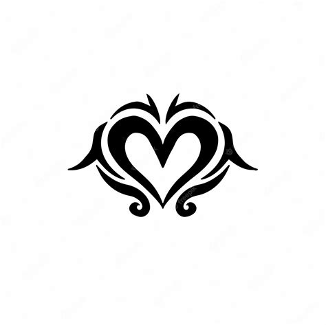 Tribal Heart With Banner
