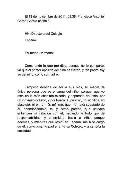 Carta Para Directora Del Colegio Image To U