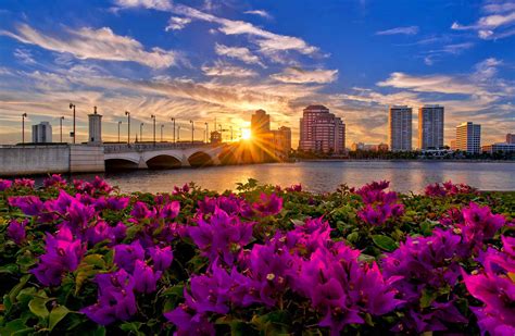 Sunset Over Palm Beach Florida