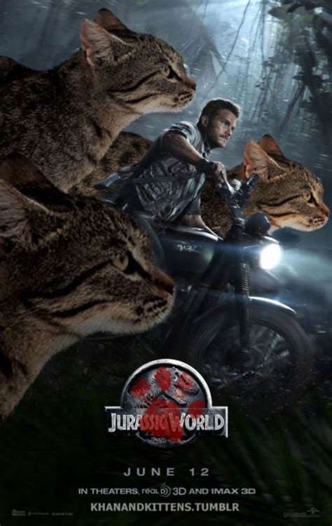 Someone Replaced All Of The Dinosaurs In Jurassic Park With Cats 21