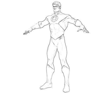 Green Lantern - Sheet 5 coloring page - Download, Print or Color Online