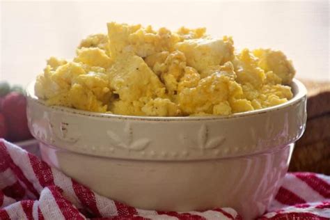 Pour evenly into baking dishes. Easy Oven Baked Scrambled Eggs - Julie's Eats & Treats