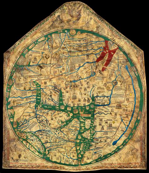 The Mappa Mundi Among The Worlds Oldest Maps Europes Understanding