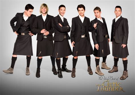 Knee Baring Lads Of Celtic Thunder Hit Majestic Tpr