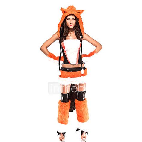 Sexy Adult Ladies Fox Foxy Halloween Costume6 Pieces 407492 2017 6999