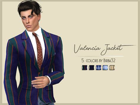 Valencia Jacket By Birba32 At Tsr Sims 4 Updates